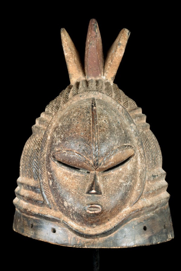 Helmet mask - wood - Mende - Sierra Leone - 5