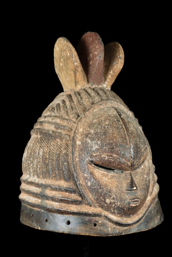 Helmet mask - wood - Mende - Sierra Leone - 6