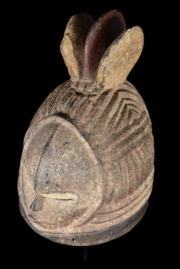 Helmet mask - wood - Mende - Sierra Leone - 8