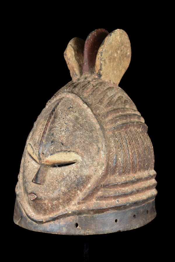 Helmet mask - wood - Mende - Sierra Leone - 9