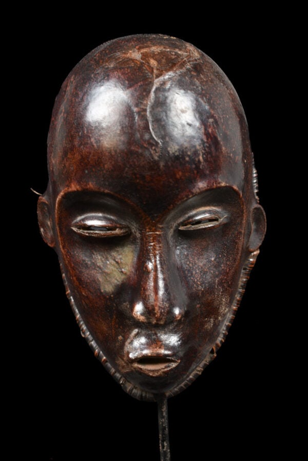 Mask - Wood, Antelope skin - Ejagham - Ekoi - Nigeria - 3