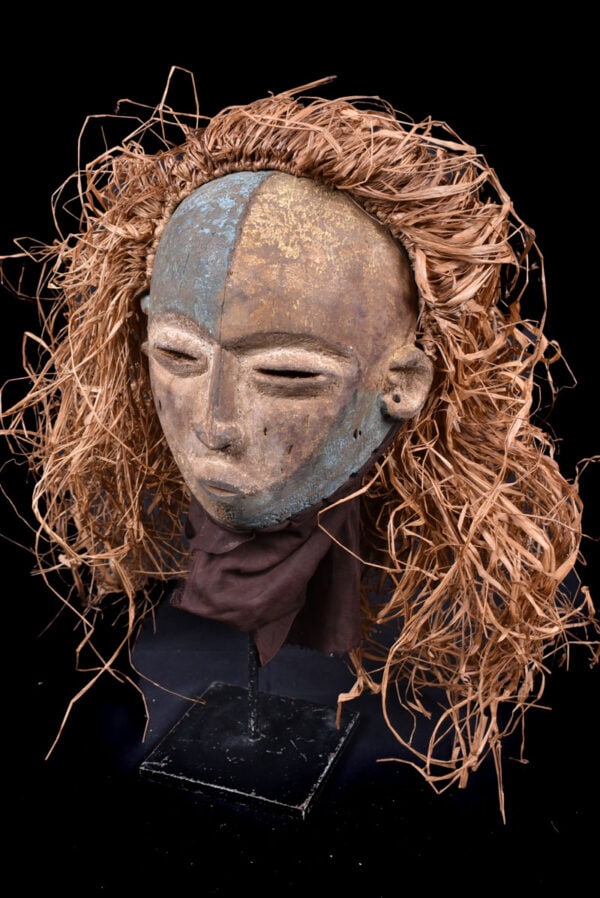 Helmet Mask – Wood, Raphia – Kwese – Gabon - 2