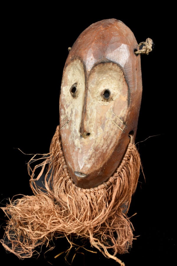 Mask - Wood, Raphia - Lega - Congo - 2