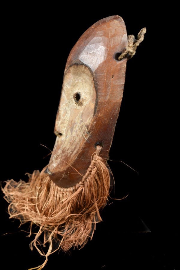 Mask - Wood, Raphia - Lega - Congo - 5