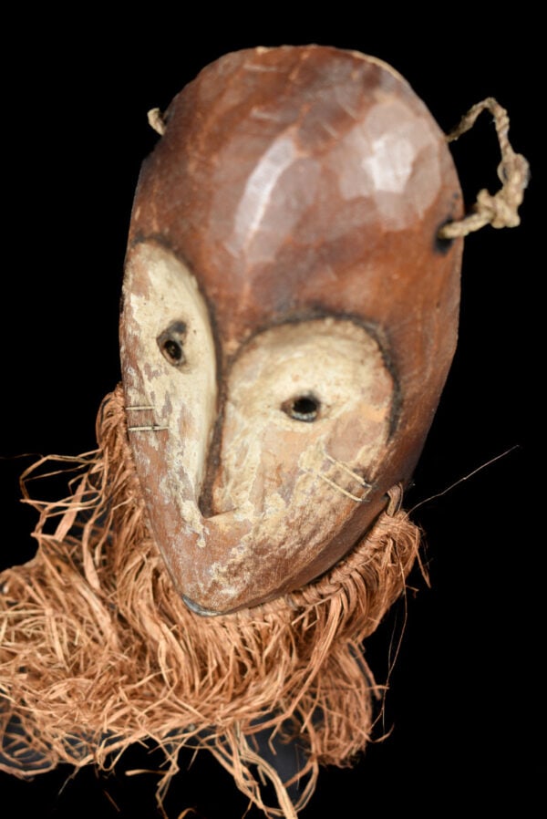 Mask - Wood, Raphia - Lega - Congo - 6
