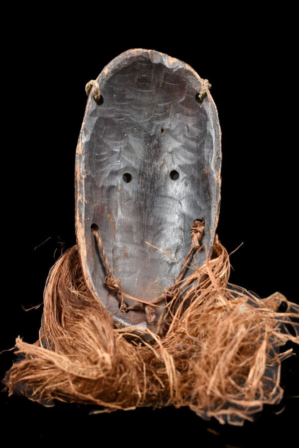 Mask - Wood, Raphia - Lega - Congo - 7