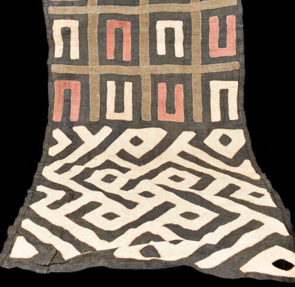 Textile - Cloth - Shoowa-Kuba - DR Congo 340 cm - 4