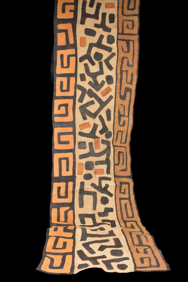 Textile - Cloth - Shoowa-Kuba - DR Congo 300 cm - 4