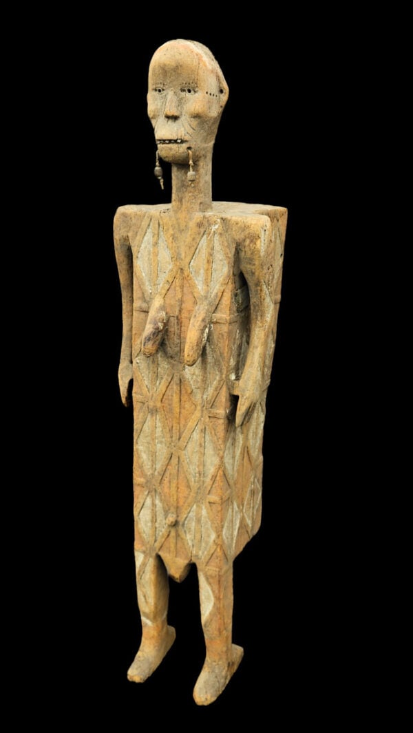 Funerary figure - Wood - Ngata - Congo DRC (152 cm) - 2