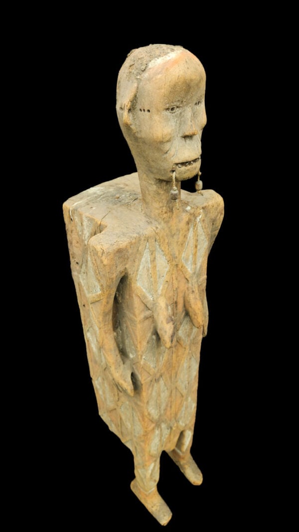 Funerary figure - Wood - Ngata - Congo DRC (152 cm) - 3