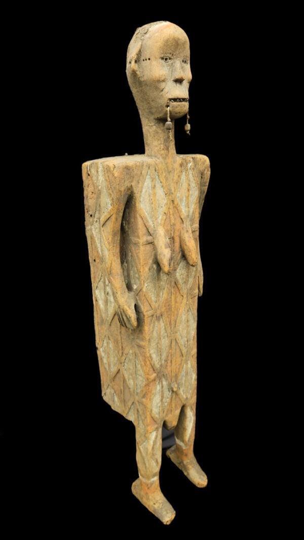 Funerary figure - Wood - Ngata - Congo DRC (152 cm) - 4