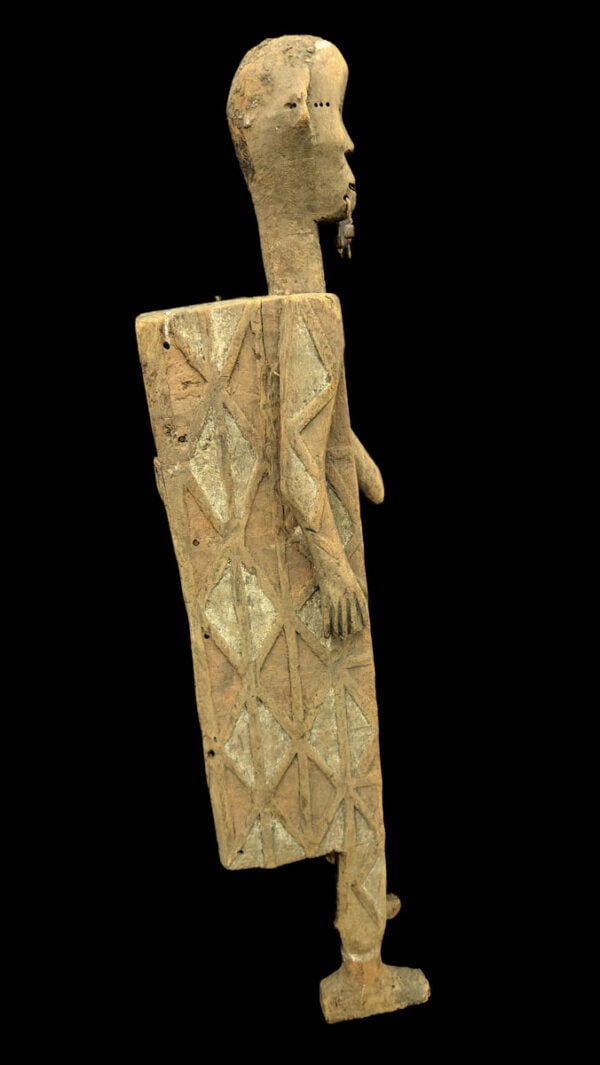 Funerary figure - Wood - Ngata - Congo DRC (152 cm) - 5