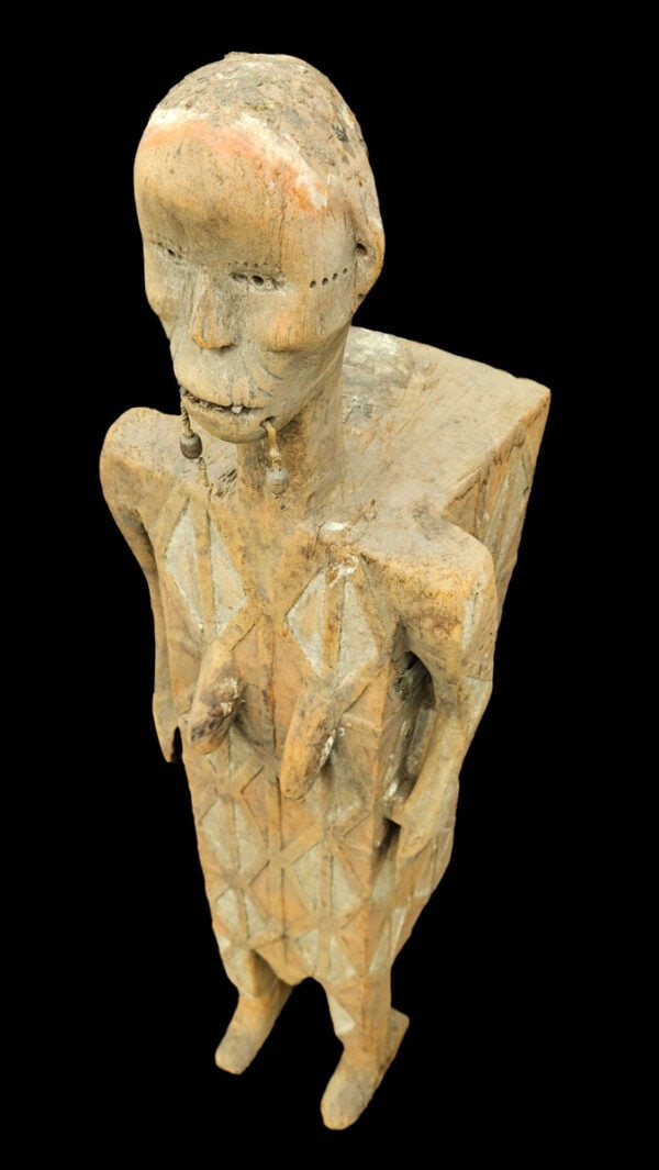 Funerary figure - Wood - Ngata - Congo DRC (152 cm) - 8