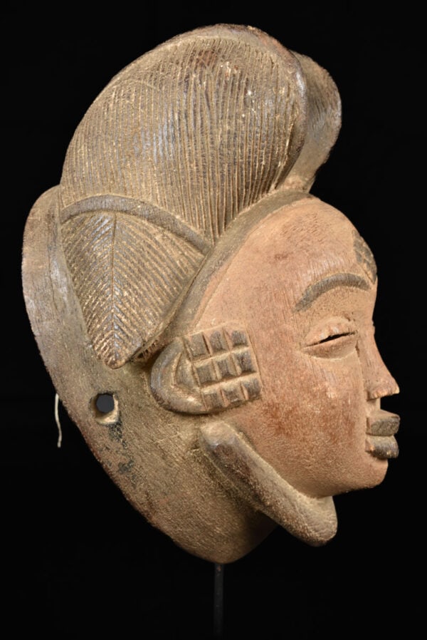 Initiation mask - Wood - Punu - Gabon - 3