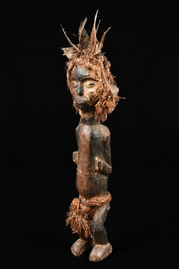 Ancestor Figure - Wood, Feathers - Galoa - Gabon - 2