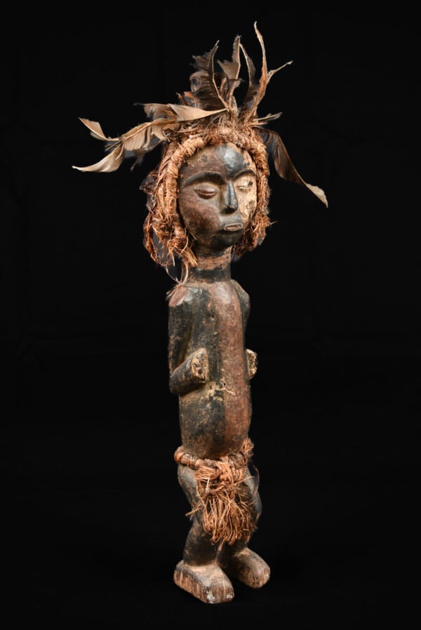 Ancestor Figure - Wood, Feathers - Galoa - Gabon - 5