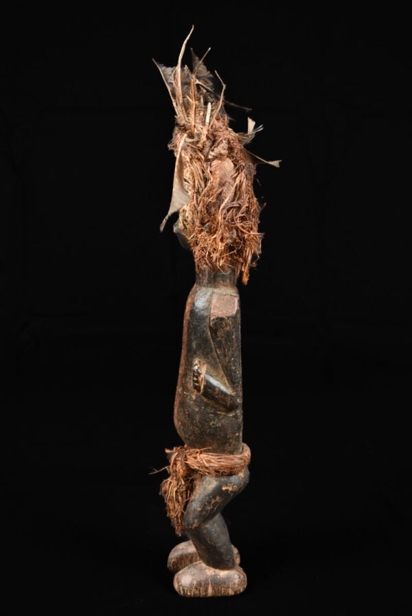 Ancestor Figure - Wood, Feathers - Galoa - Gabon - 8