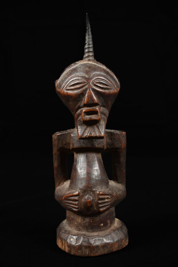 Power Figure - Wood, Horn - Songye - Congo - 2