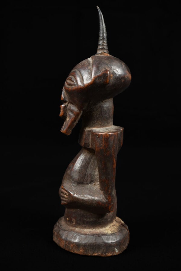 Power Figure - Wood, Horn - Songye - Congo - 6