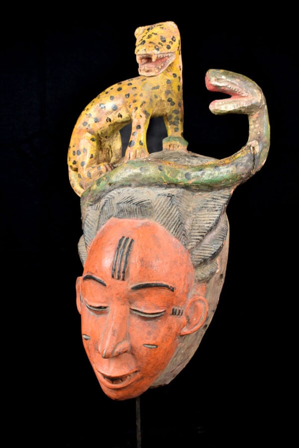 Dance mask - Wood - Baule - Ivory Coast - 2