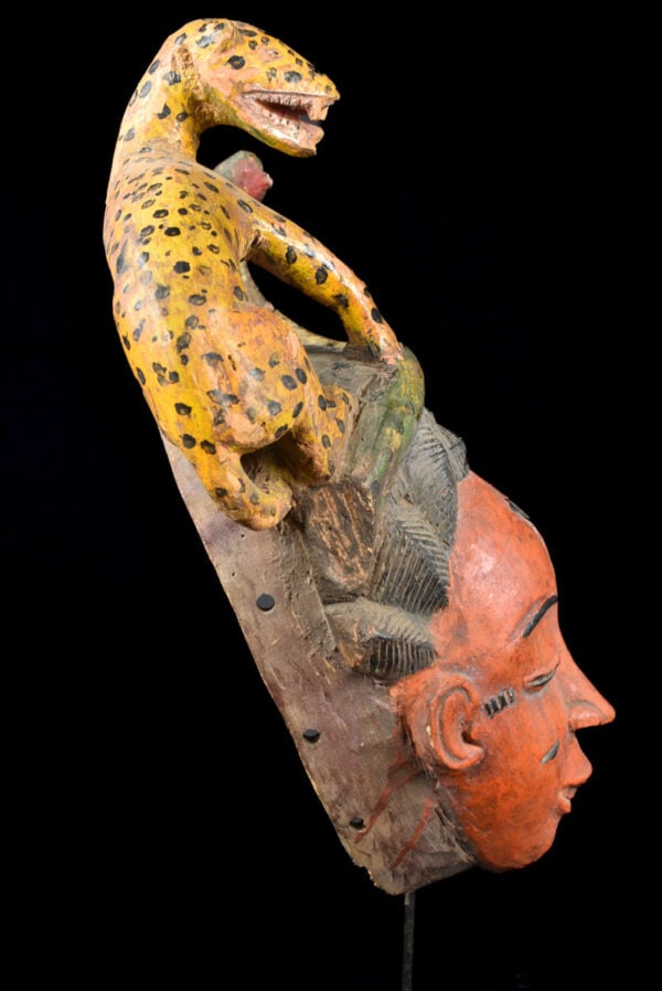 Dance mask - Wood - Baule - Ivory Coast - 3
