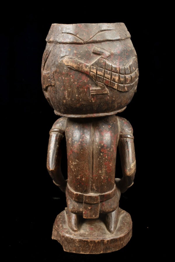 Bowl bearer figure - Wood - Senufo - Ivory Coast - 5