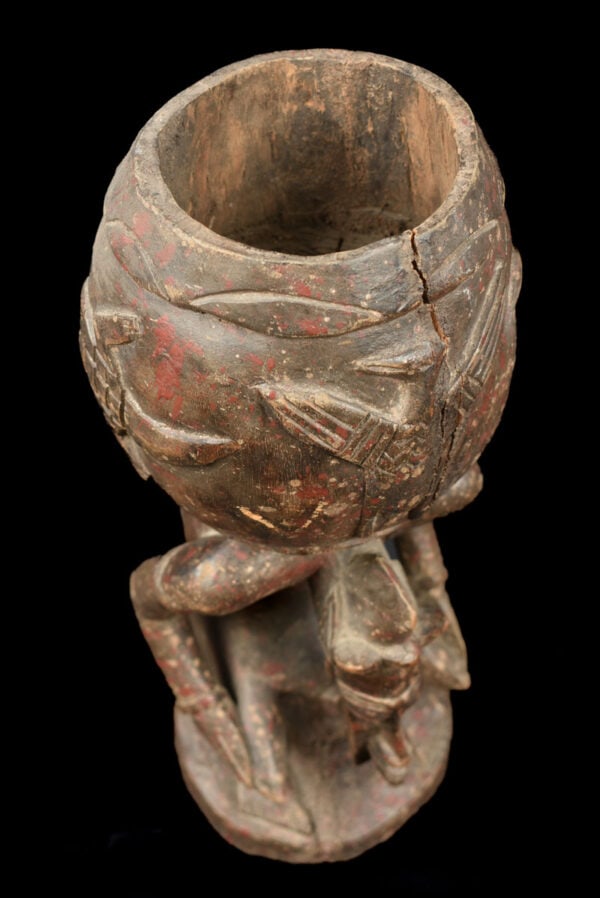 Bowl bearer figure - Wood - Senufo - Ivory Coast - 7