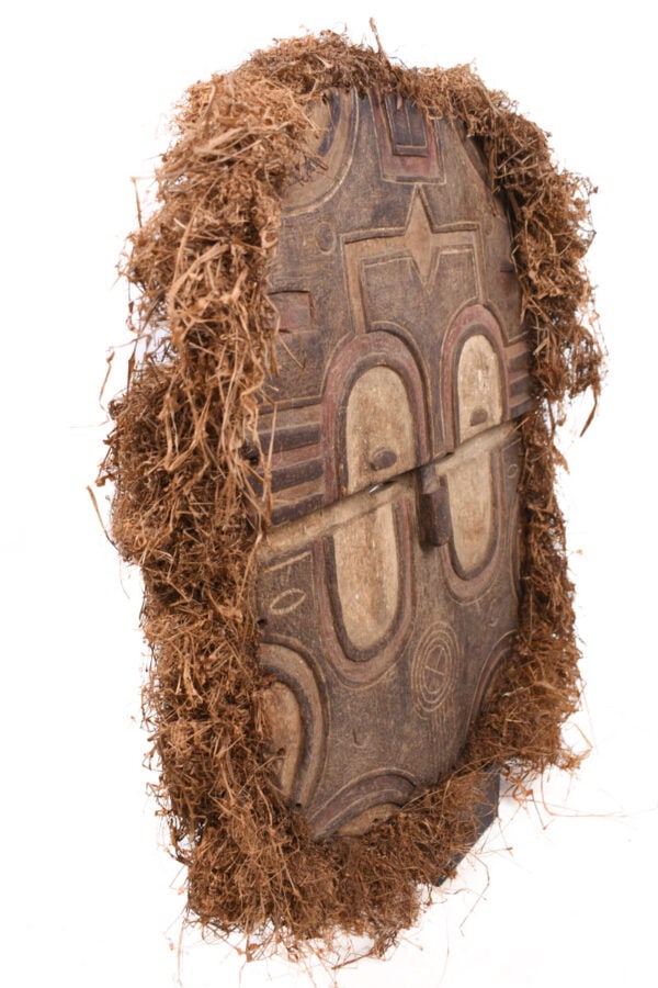 Kidumu Mask - Wood, Raphia - Teke - DR Congo - 5