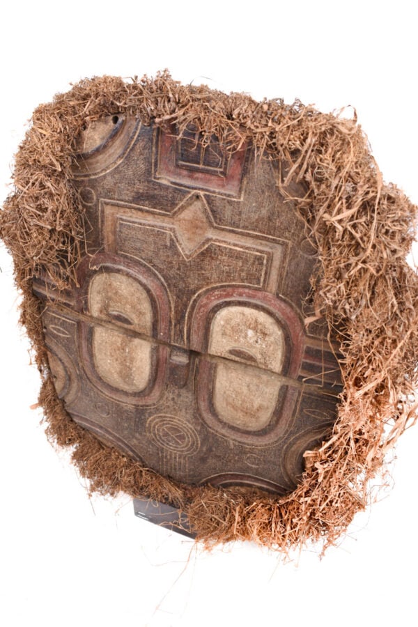 Kidumu Mask - Wood, Raphia - Teke - DR Congo - 7