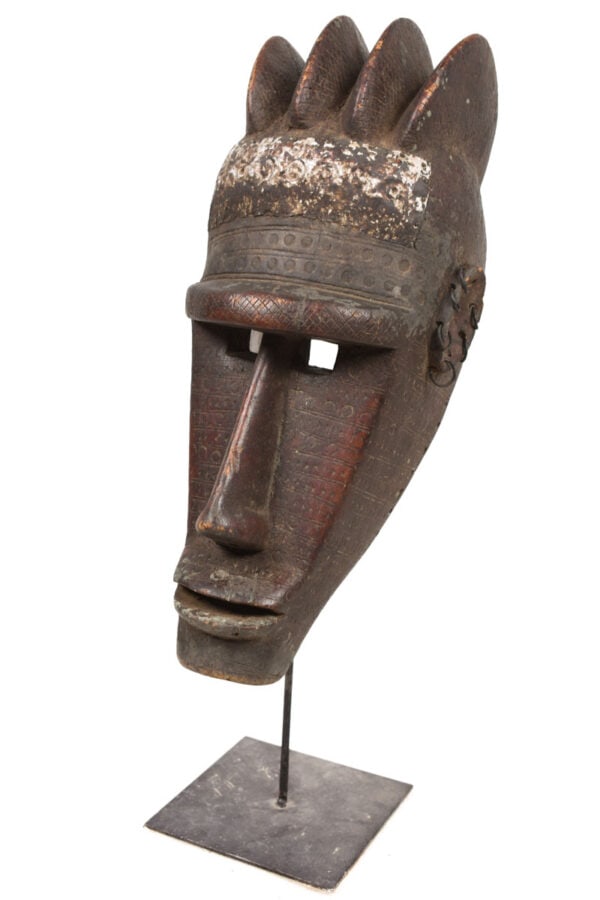 Mask - Wood, Metal - Marka - Mali - 2