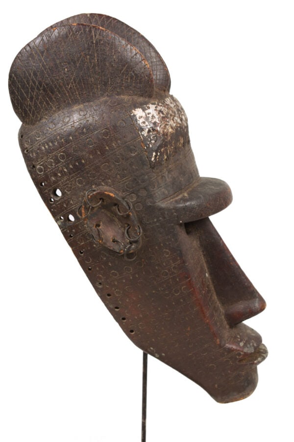 Mask - Wood, Metal - Marka - Mali - 3