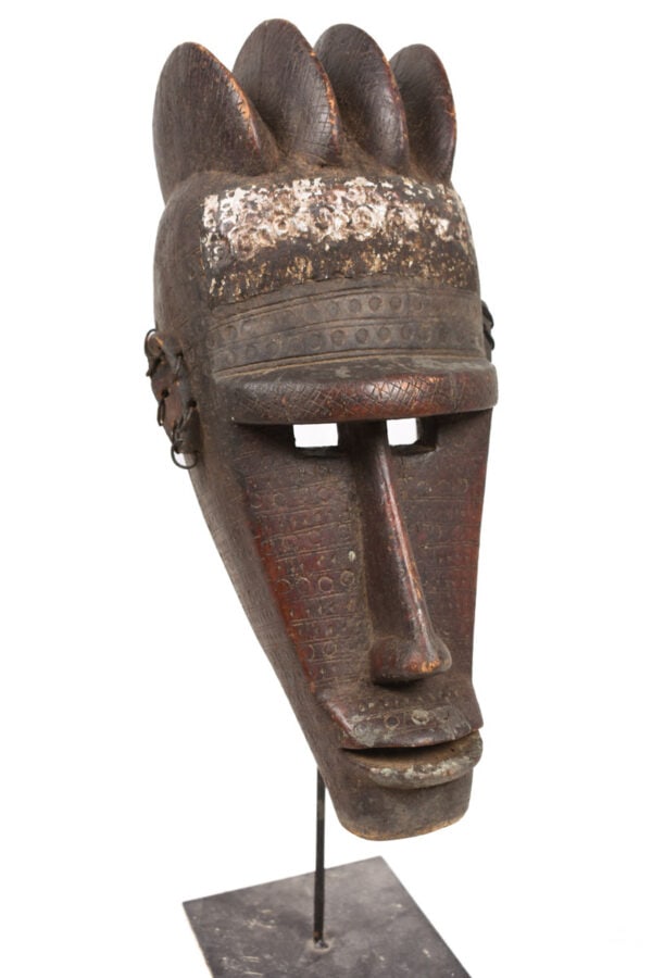 Mask - Wood, Metal - Marka - Mali - 4