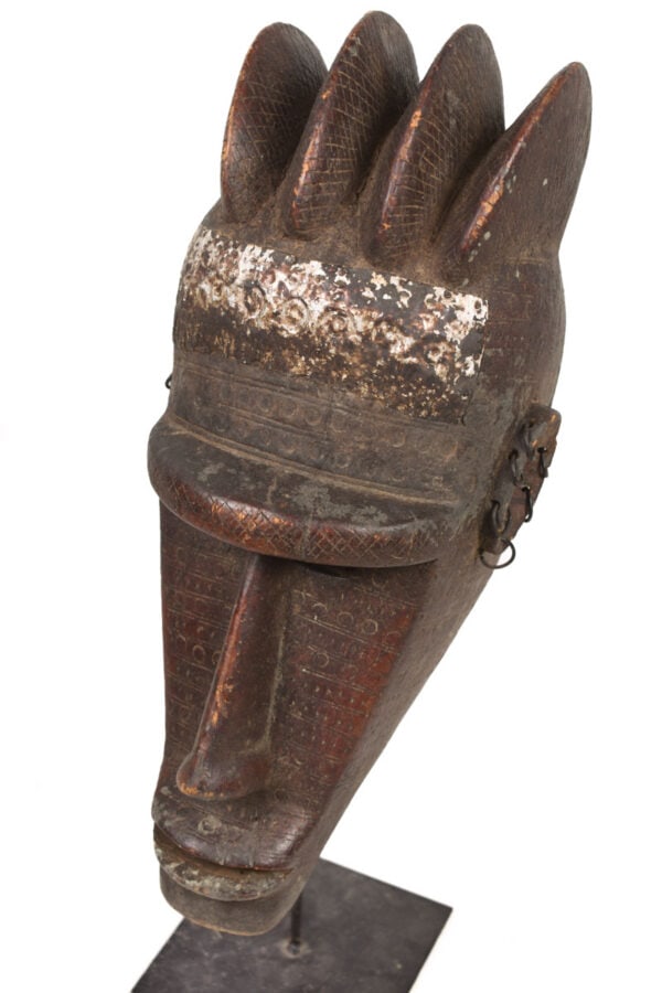Mask - Wood, Metal - Marka - Mali - 6