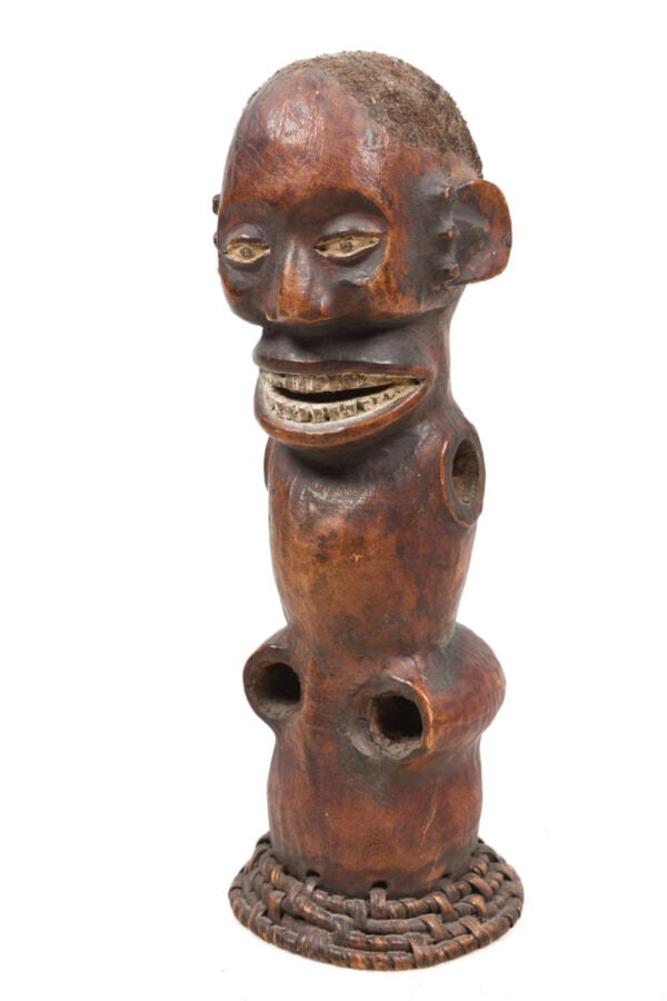 Figure - Wood, Antelope skin - Ejagham - Ekoi - Nigeria - 2