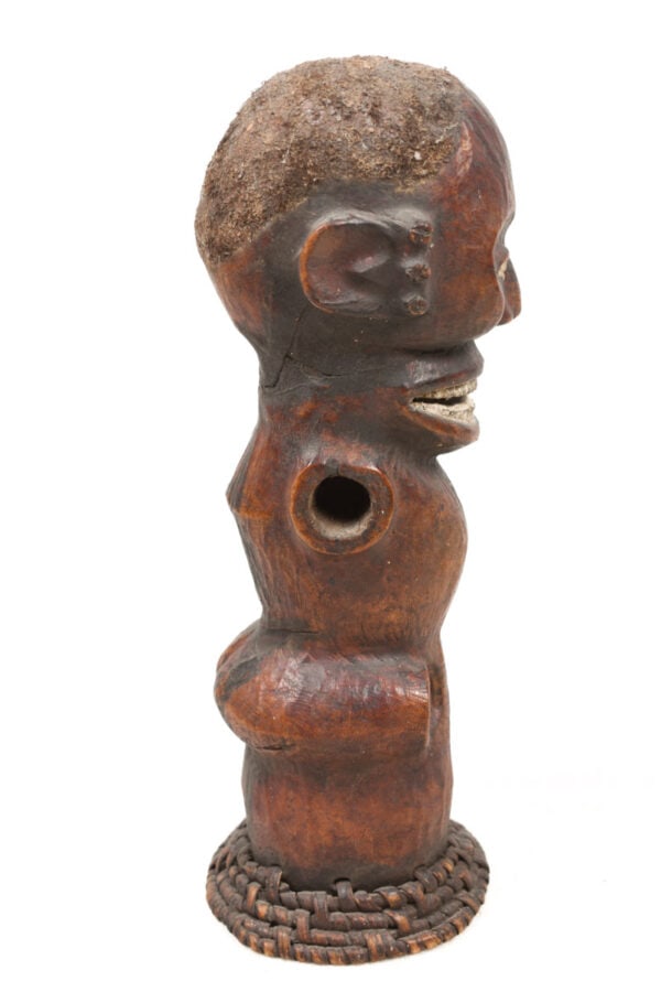 Figure - Wood, Antelope skin - Ejagham - Ekoi - Nigeria - 4