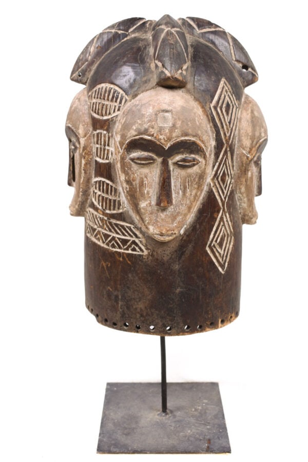Helmet mask - Wood - Ngongtang - Fang - Gabon (1 of 8)