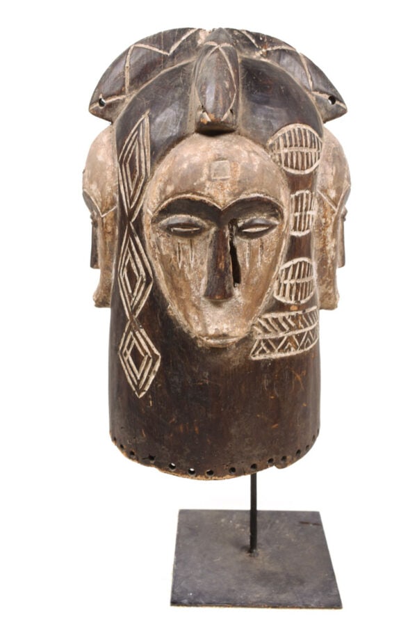 Helmet mask - Wood - Ngongtang - Fang - Gabon - 6