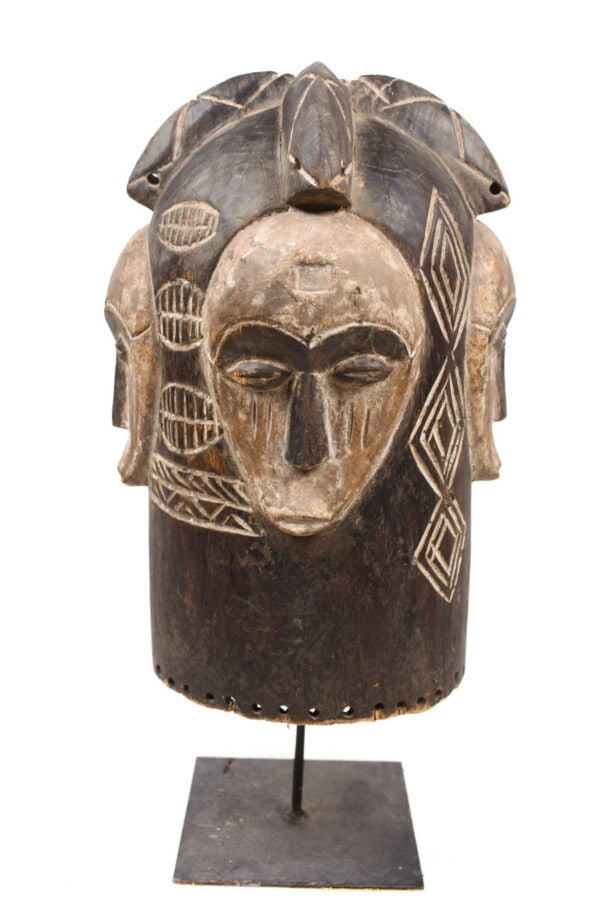 Helmet mask - Wood - Ngongtang - Fang - Gabon - 7
