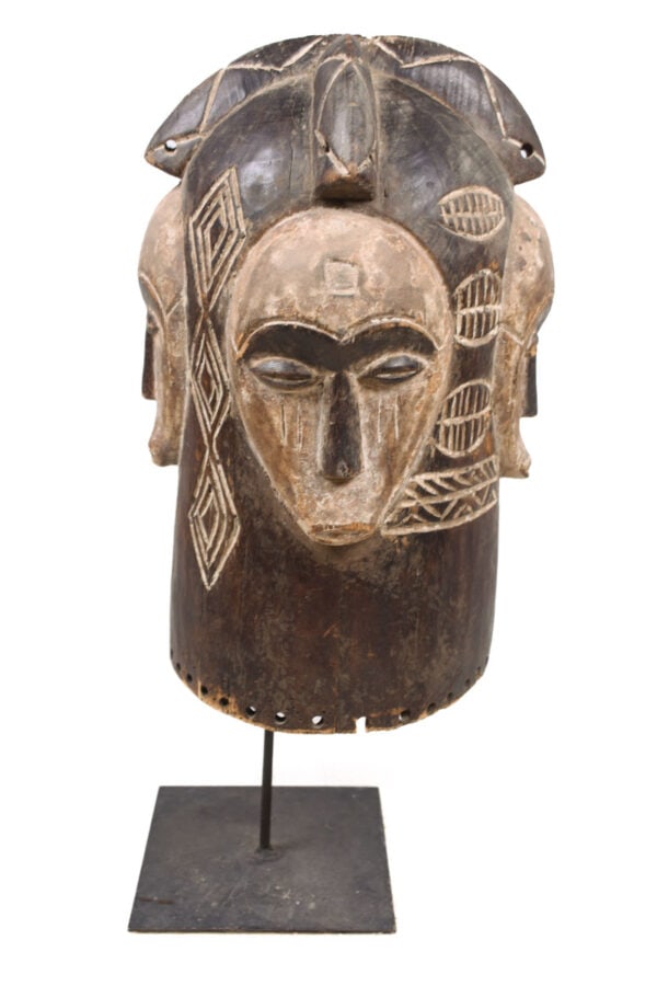 Helmet mask - Wood - Ngongtang - Fang - Gabon - 8