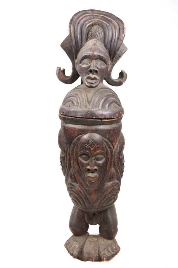 Tshibinda Container - Wood - Chokwe - Congo - 2