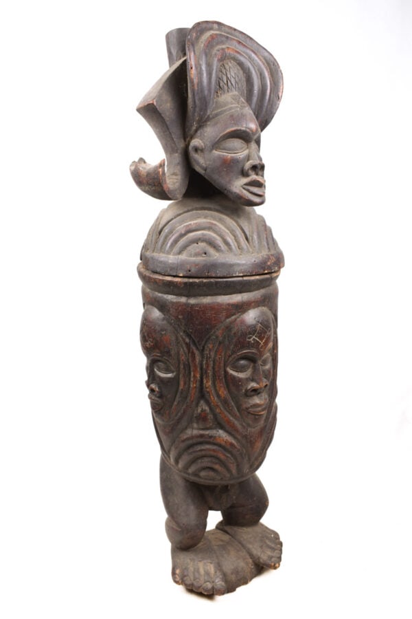 Tshibinda Container - Wood - Chokwe - Congo - 3