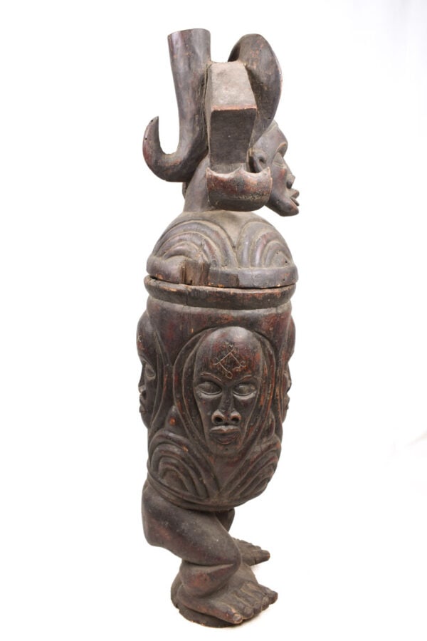 Tshibinda Container - Wood - Chokwe - Congo - 4