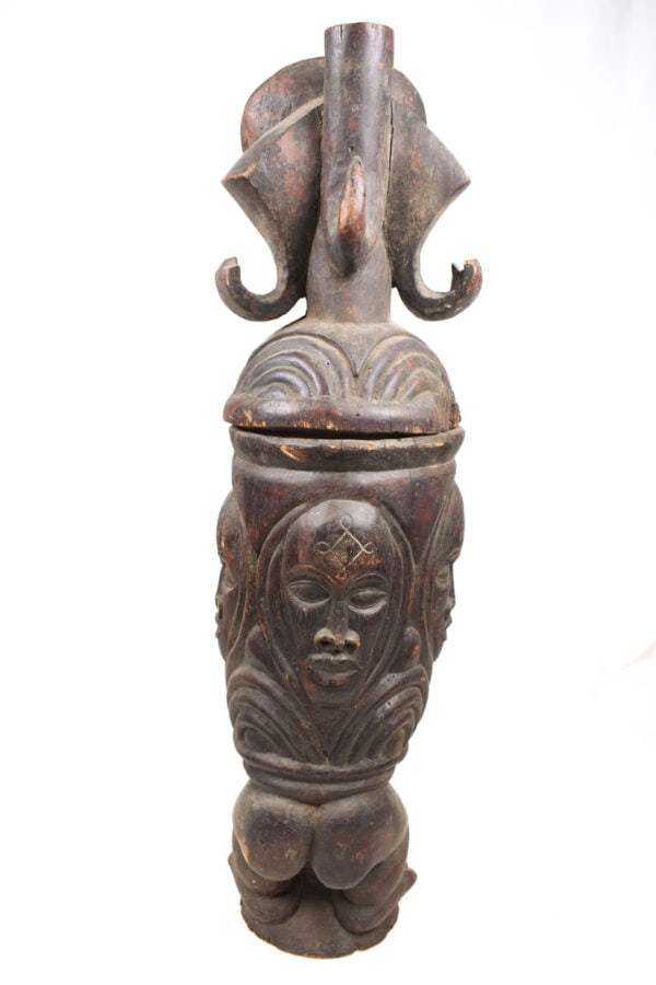 Tshibinda Container - Wood - Chokwe - Congo - 5