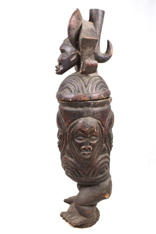 Tshibinda Container - Wood - Chokwe - Congo - 6