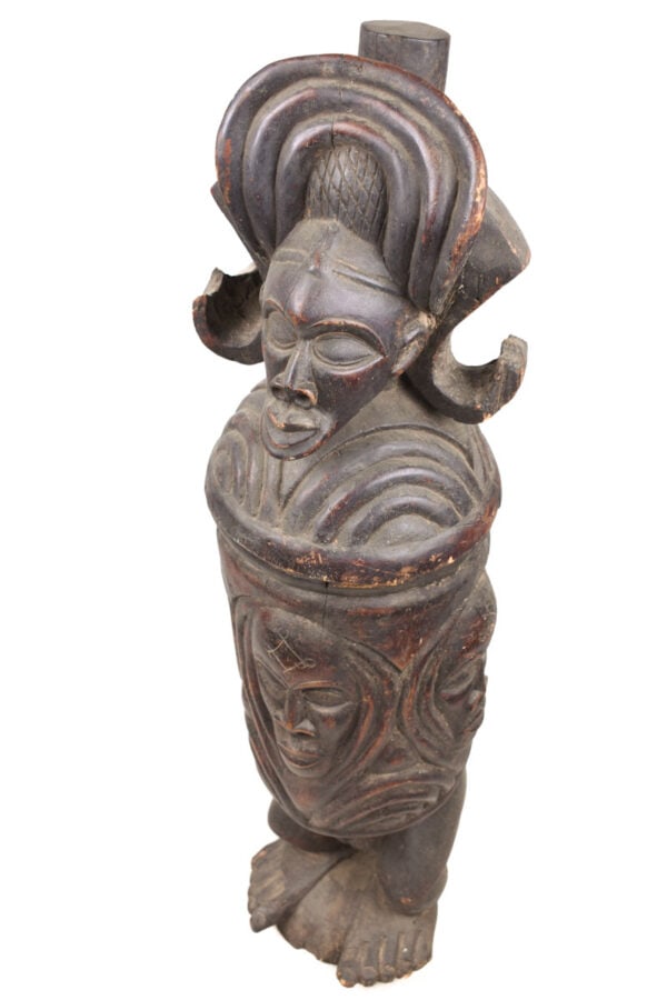 Tshibinda Container - Wood - Chokwe - Congo - 7