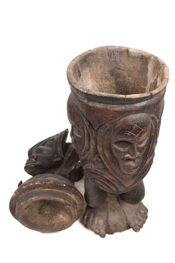 Tshibinda Container - Wood - Chokwe - Congo - 8