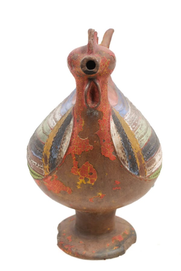 Rooster Figure - Terracotta - Akan- Ghana - Schädler Certificate - 7