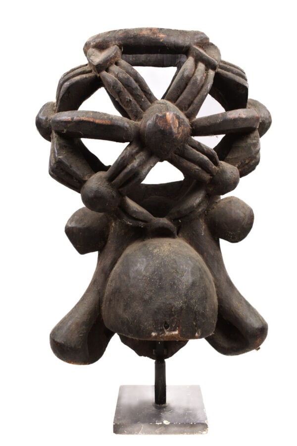 Helmet mask - Wood - Bamun - Grassland of Cameroon - 6