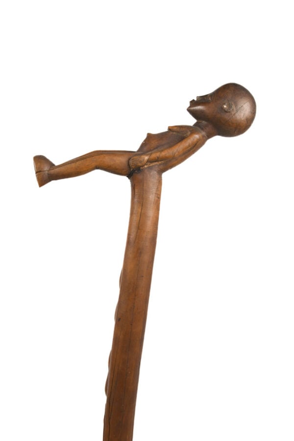 Power Stick / Scepter - Wood - Lobi - Burkina Faso - KF Schädler Certificate - 2