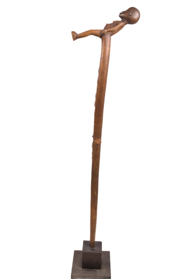 Power Stick / Scepter - Wood - Lobi - Burkina Faso - KF Schädler Certificate - 6